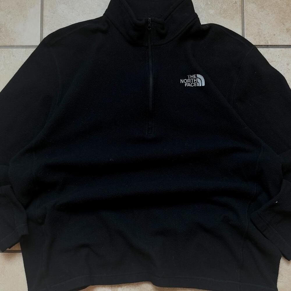 The North Face Fleece Line Quarter Zip Up Jacket - Size S
